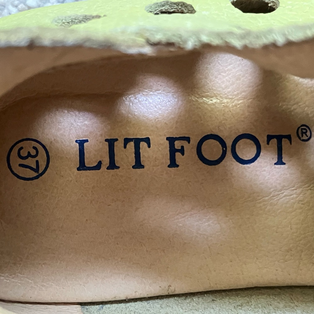 Litfoot leather perforated LF9010 Oxford shoes lightweight artisan breathable 7 - Picture 3 of 6
